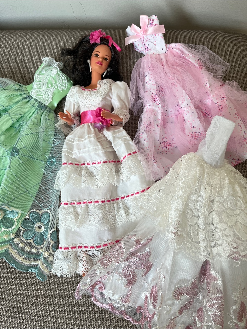 Barbie with beautiful accessories $18